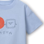 Otter Avenue Neutral Short-Sleeve Relaxed Tee, Blue, 2T