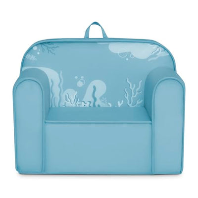 Delta Children Mix & Match Cozee Kids Chair with Interchangeable Patches, Underwater
