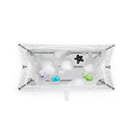 Stokke Flexi Bath Portable X-Large Baby Bathtub with Heat-Sensitive Plug, White Grey
