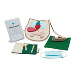 PlanToys Wooden Pretend Play Surgeon Set (3703) | Sustainably Made from Rubberwood and Non-Toxic Paints and Dyes﻿