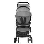 VEVOR Double Stroller, Foldable Lightweight Twin Stroller with Tandem Seating, Adjustable Backrest/Footrest, Wrap-Around Safety Harness, Storage Basket & Tray, for Newborn and Toddler (Dark Gray)