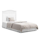 Graco Stella 4-in-1 Convertible Mini Crib with Bonus Mattress – Includes Bonus 2.75 Inch Thick Mattress with Water-Resistant Cover, Converts to Twin Bed, Ideal Crib for Small Spaces (White)