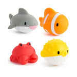 Munchkin Bath Toy Squirts, Ocean Sea Animal | 9 Months and Up | 16 Pack | For Babies and Toddlers