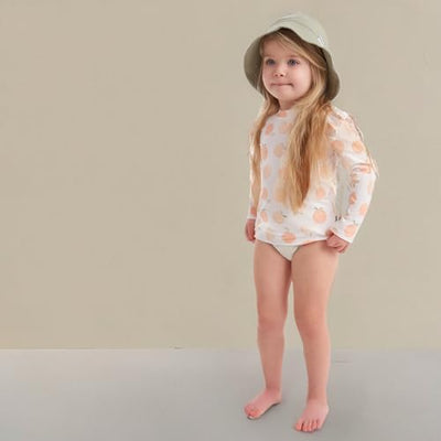 Gerber Baby Girls Rashguard Set Peaches 18 Months