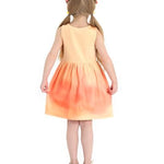 Disney Princess Toddler Girl Dress Moana Character Print Casual Sundress Sleeveless Summer Outfit School Holiday Clothes Orange 3T