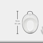 BabyBjörn Toilet Trainer - White/Black, 11.5x14x3.5 Inch (Pack of 1)