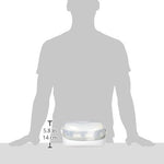 Microwave Steam Sterilizer - Removes 99.9% of Dirt Quickly and Naturally with The Power of steam, White/Grey
