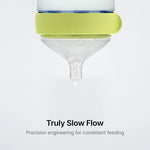 Comotomo Silicone Replacement Nipples for Baby Bottle Gen 2 (2026 Release) - Soft, Silicone Nipples with Dual Anti-Colic Vents Designed for Natural Latch (Pack of 2), Fast Flow (6+ Months)