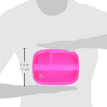 Munchkin® Splash™ 4 Piece Toddler Divided Plate and Bowl Dining Set, Pink/Purple