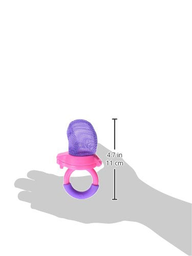 Munchkin Baby Feeder for Fresh Food and Fruit, 2 Pack, Coral/Purple