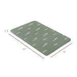 Babyletto 100% Organic Cotton All-Stages Bassinet Sheet, GOTS-Certified, Fitted 360°, Ultra-Soft and Breathable Muslin - Ocean Waves