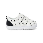 Carter's Every Step Unisex-Child BORI-GP Infant Shoe White/Black Size 3