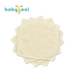 babygoal 12-Pack Rayon from Bamboo Baby Cloth Wipes- Reusable & Washable Small Saliva Towels for Newborns- Ultra-Soft Face Wipes