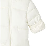 Amazon Essentials Unisex Babies' Water-Resistant Winter Puffer Bunting Suit, Ivory, 12 Months