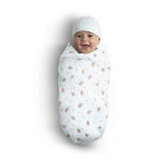 Delta Children 100% Cotton Flannel Baby Receiving Blankets for Girls and Boys – 30x30 Inches (Pack of 4), Pink Floral