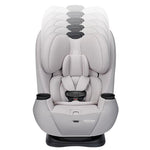 Maxi-Cosi Pria All-in-One Convertible Car Seat, Infant to Toddler Car Seat, Easy-Install Harness, Machine-Washable Cover, 5-100 lbs, SeaDrift