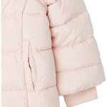 Amazon Essentials Baby Girls' Heavyweight Hooded Puffer Coat, Water-Resistant, Light Mauve, 18 Months