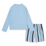 Long Sleeve Rash Guard Swim Suit 2-Piece Outfit Set