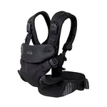 Joie Savvy Air 4-in-1 Mesh Baby Carrier – Breathable, Ergonomic Baby Carrier with 4 Carry Positions, Cooling Mesh Fabric, Padded Straps, and Lumbar Support (Coal)