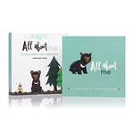 RubyRoo Baby Memory Book - Milestone Keepsake Baby Photo Album - First 5 Years Scrapbook Journal for Baby Boy or Girl - Pregnancy Gift for Baby Shower, Newborn Gender Neutral Record Book - Woodland