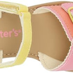 Carter's, Unisex, DAME, Sandal, YELLOW/MULTI, Size 4