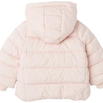 Amazon Essentials Baby Girls' Heavyweight Hooded Puffer Coat, Water-Resistant, Light Mauve, 18 Months