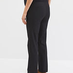 Motherhood Maternity Womens Bi-Stretch Secret Fit Belly Straight Leg Suiting Business Casual Pants, Core Black, XL US