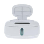 Nuby Hands-Free Baby Wipe Warmer - Touch-Free Motion Sensor Lid, Weighted Warming Plate, Built-in Night Light & Clear View Window - New Parent Essential
