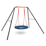 Delta Children PAW Patrol 40-Inch Saucer Swing for Kids – Attaches to Swing Sets or Trees – Includes All Necessary Hanging Hardware & Rope