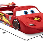 Delta Children Disney/Pixar Cars Lightning McQueen Toddler-To-Twin Bed with Toy Box by Delta Children