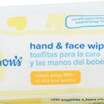 Johnson's Baby Hand & Face Baby Sanitizing Cleansing Wipes for Travel and On-The-Go, No More Tears Formula, Paraben and Alcohol Free, 25 ct, Case of 4