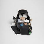 Huggies Sunshine Pack Diaper Backpack, Black Leather, One Size