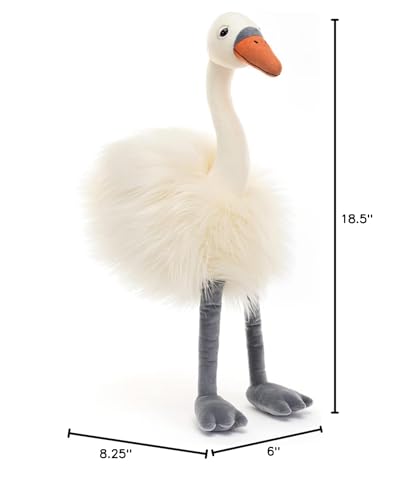 Jellycat Evelyn Swan Stuffed Animal, 20 inches - Bird Plush Toy - Classic Children's Gift