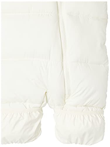 Amazon Essentials Unisex Babies' Water-Resistant Winter Puffer Bunting Suit, Ivory, 12 Months