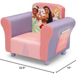 Delta Children Upholstered Chair, Disney Princess