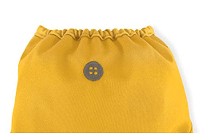 Buttons Cloth Diaper Cover – Snap Super One Size (12-40lbs) (Sunshine)