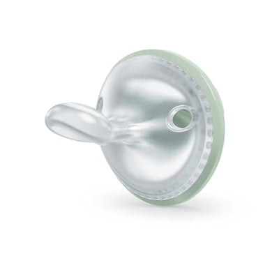 NUK Perfect Match Silicone Newborn Pacifier, for Ages 0-6m, 4 Pack, Green & White