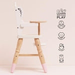 Le Toy Van - Educational Wooden Toy Role Play Beautiful Doll High Chair | Girls Pretend Play Toy Pram Playset - for Ages 3+ (TV601)