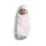 Delta Children 100% Cotton Flannel Baby Receiving Blankets for Girls and Boys – 30x30 Inches (Pack of 4), Pink Floral