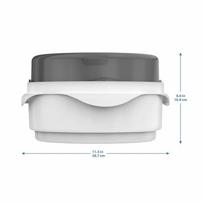 Dr. Brown's Microwave Steam - for Baby Bottles, Nipples, Bottle Parts, Pacifiers, Teethers and Breast Pump Parts