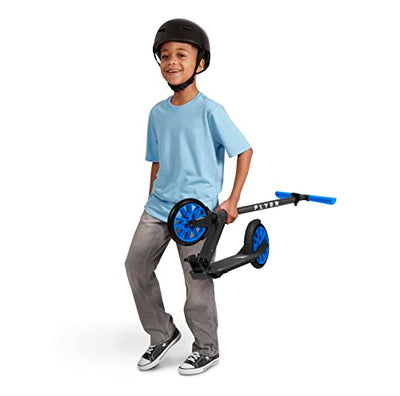 Radio Flyer Kickstart Max, Lightweight and Foldable Two-Wheel Kick Scooter Ages 8+, 220 lb Max, Large Wheels and Front Suspension for Smooth Ride