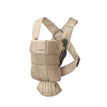 BabyBjörn Baby Carrier Mini, Beige, Woven | Newborn Carrier (7-25 lbs), Ergonomic, Easy-to-Use
