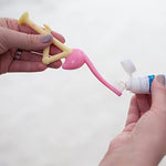Dr. Brown's Baby and Toddler Toothbrush, Flamingo 1-Pack, 1-4 Years