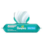 Pampers Baby Clean Wipes, Baby Fresh Scented, 1 Flip-Top Pack (72 Wipes Total) (Pack of 4)