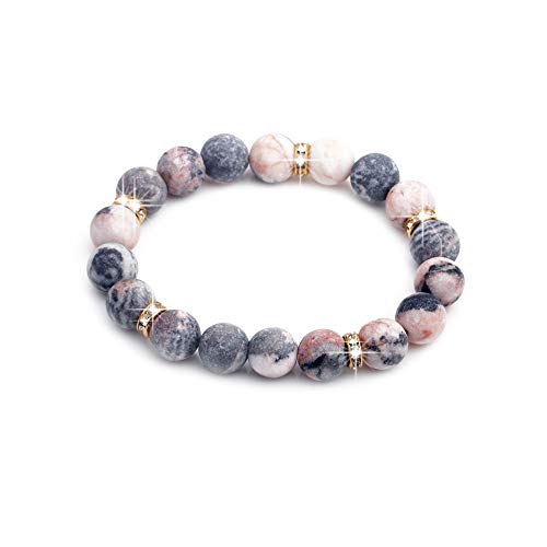 Healing Bracelet For Women Anxiety Crystal Bracelet Chakra Beaded Bracelets Rose Quartz Crystals And Healing Stones Yoga Bead Bracelet Calming Stretch Bracelet Stress Relief Gifts For Women