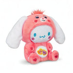 Cinnamoroll Dressed As Love-a-Lot Bear 8" Fun-Size Plush, Pink - Soft, Huggable Bestie! – Good for Girls and Boys, Employees, Collectors, Ages 4+