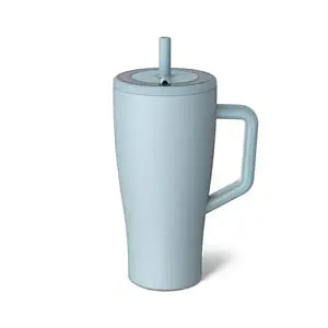 BrüMate Era 40 oz Tumbler with Handle and Straw | 100% Leakproof Insulated Water Bottle Tumbler with Lid and Flexible SoftSip Straw | Made of Stainless Steel | Cup Holder Friendly | 40oz (Lavender)