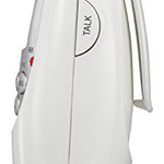 VTech Communications DM221 Audio Baby Monitor with up to 1,000 ft of Range, Vibrating Sound-Alert, Talk Back Intercom & Night Light Loop, White/Silver