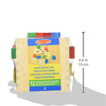 Melissa & Doug Shape Sorting Cube - Classic Wooden Toy With 12 Shapes Classic Kids Toys, Wooden Toddler Toys, Shape Sorter For Toddlers Ages 2+
