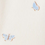 little planet by carter's Girl 2-piece Pants Set made with Organic Cotton, Butterfly, 12M